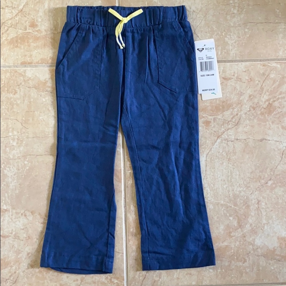 NWT Roxy linen pants